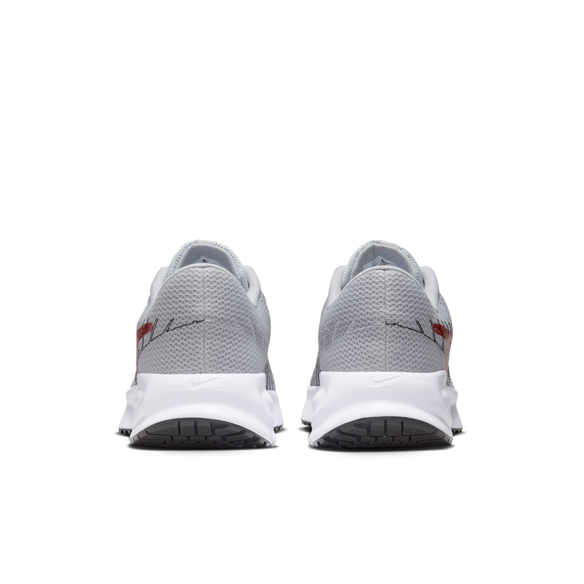 NIKE RUN DEFY 8 / WOLF GREY/BRIGHT CRIMSON-BLACK-WHITE