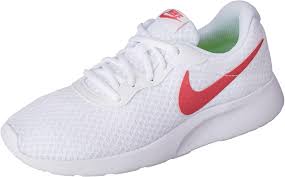 WMNS NIKE TANJUN 7.5 / WHITE/SEA CORAL-VOLT-BLACK