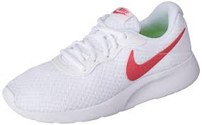 WMNS NIKE TANJUN 7.5 / WHITE/SEA CORAL-VOLT-BLACK