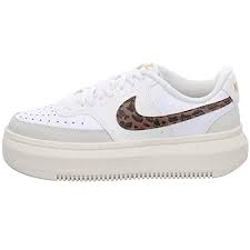 W NIKE COURT VISION ALTA 7.5 / WHITE/ARCHAEO BROWN-LIGHT BONE-SAIL