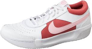 W NIKE ZOOM COURT LITE 3 8.5 / WHITE/LIME BLAST-TEAL NEBULA