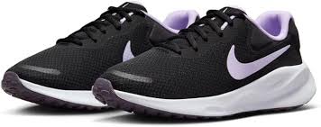 W NIKE REVOLUTION 7 8.5 / WHITE/METALLIC SILVER-SAIL-BLACK