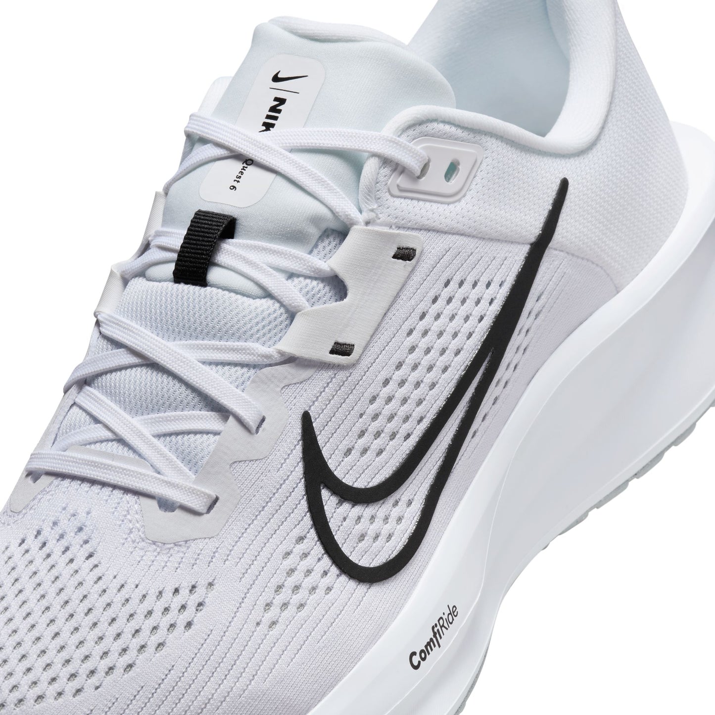 NIKE QUEST 6 11 / WHITE/BLACK-PURE PLATINUM