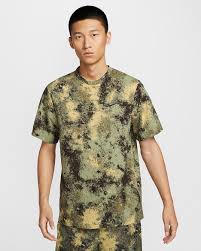 AS M NK DF CAMO HYVERSE SS TOP XL / OILGRN/BLACK