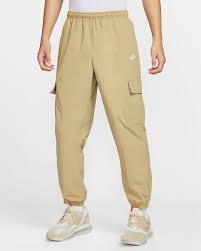AS M NK CLUB WVN CARGO PANT L / SEQUOIA/WHITE