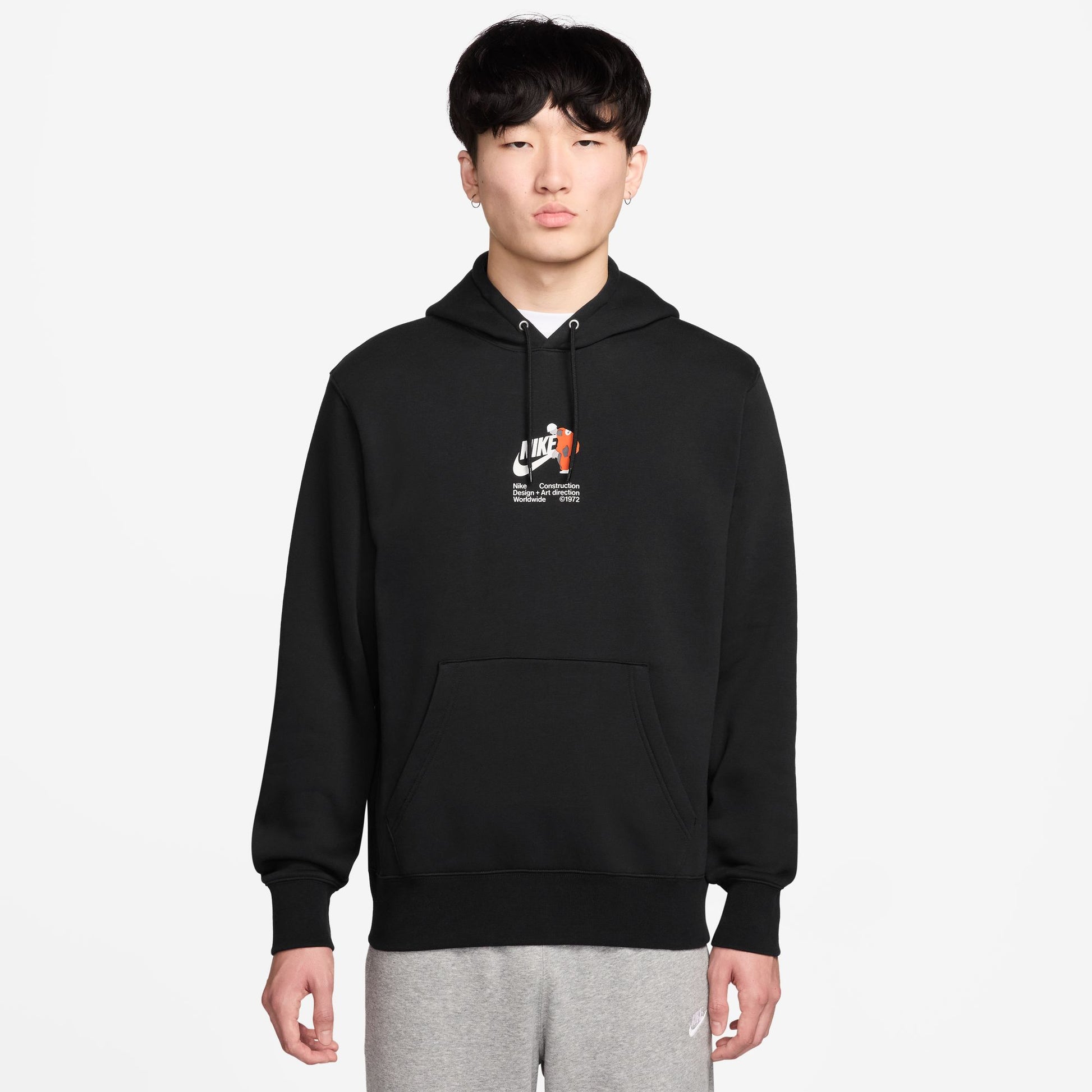AS M NK CLUB BB HOODIE ICON BL XL / HV1392-819