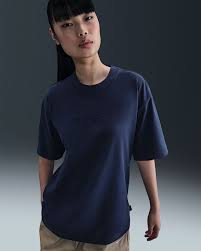 AS W NSW LUXE SS TEE RELAX M / Midnight Navy