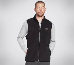 SKECHERS SHERPA VEST 2XL / MJA255A-BLK